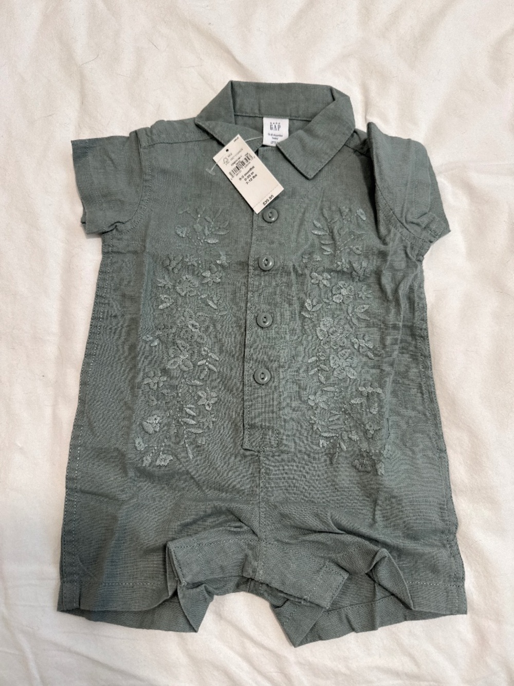 NWT Baby Gap Embroidered One Piece